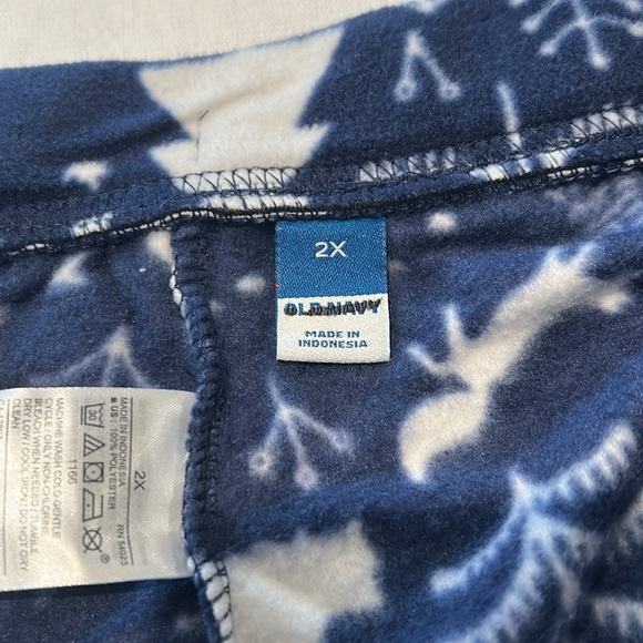 Old Navy Holiday Pajama Pants Size 2X Flannel Soft New without tag drawstring - Picture 2 of 6